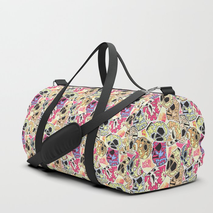 Day Of The Dead Stickers Duffle Bag
