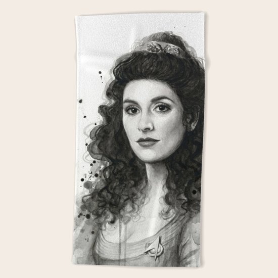 Deanna Troi Beach Towel