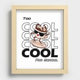 Too Cool For School Recessed Framed Print