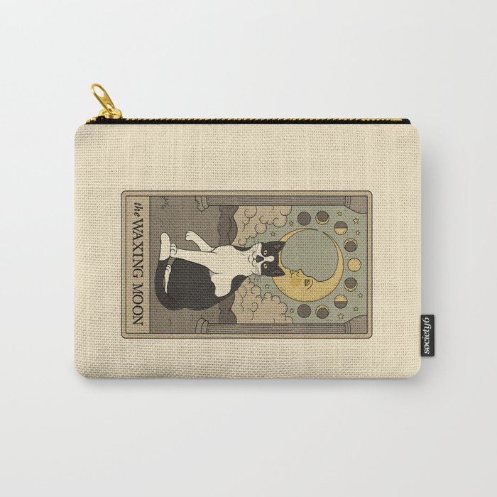 The Waxing Moon Cat Carry-All Pouch