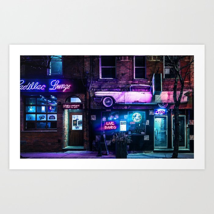 Cadillac Lounge Art Print