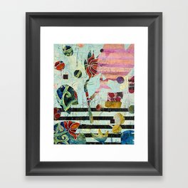 Floating Lillies Framed Art Print