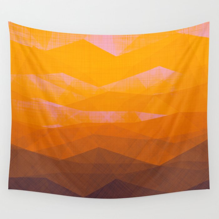 Sunrise Morning Mountains Wall Tapestry