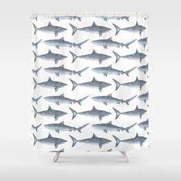 Sharks Shower Curtain
