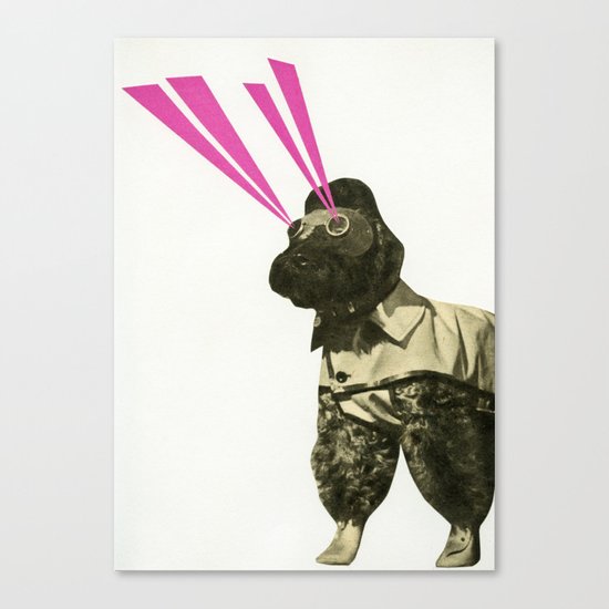 Space Dog Canvas Print