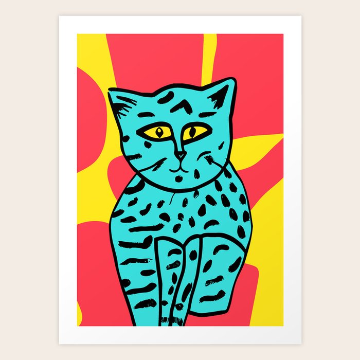 Cats Art Prints, Framed & Recessed | Society6