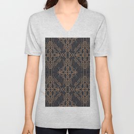 the gate to the treasure room pattern V Neck T Shirt