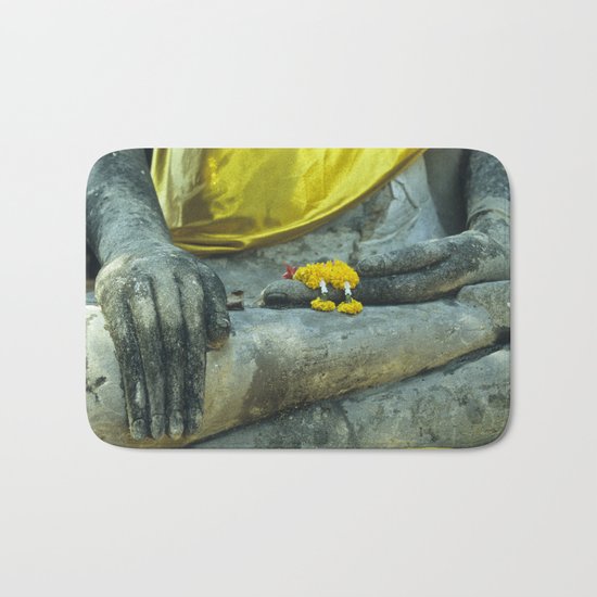 Buddha in Thailand Bath Mat