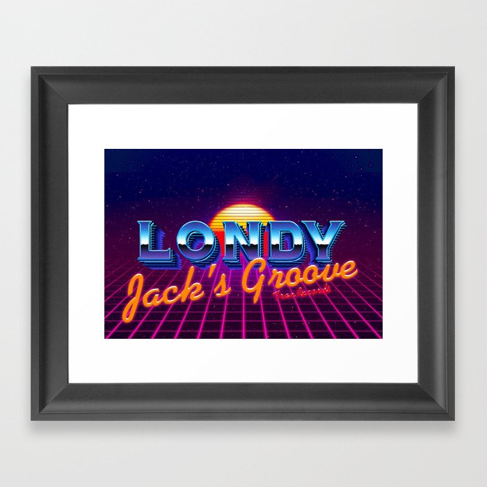 Londy - Jack's Groove Framed Art Print