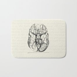 Arteries of the Base of the Brain Vintage Medical Art Bath Mat | Humananatomy, Scienceart, Drawing, Brainart, Anatomyart, Vintagemedicalart, Brain 