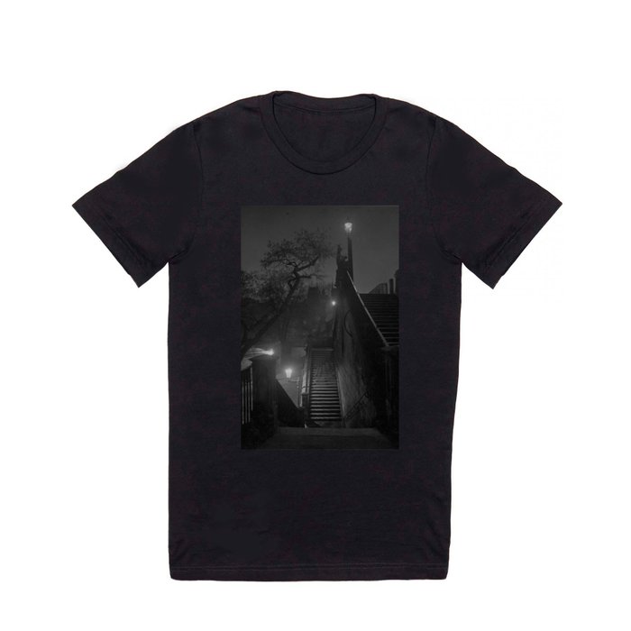 Paris After Midnight, cityscape black and white photograph / black and white photography T Shirt