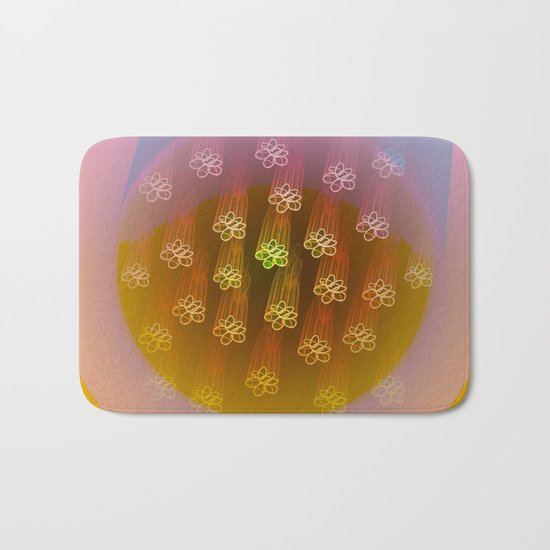 Floral Rain Bath Mat