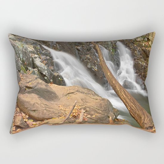 Rose River Falls Rectangular Pillow