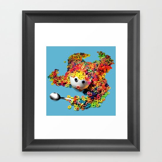 Clumsy Mornings Framed Art Print