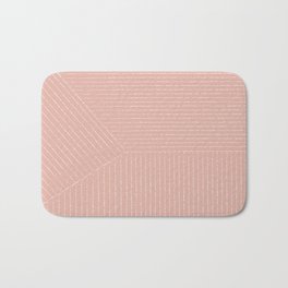 Lines (Blush Pink) Bath Mat