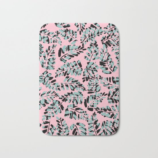 Pop Leaves Bath Mat