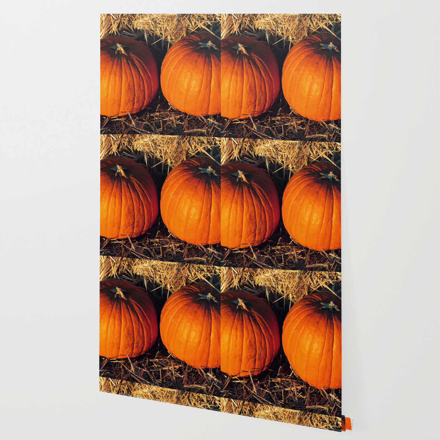 Twin Vintage Pumpkins Wallpaper By Falln Society6