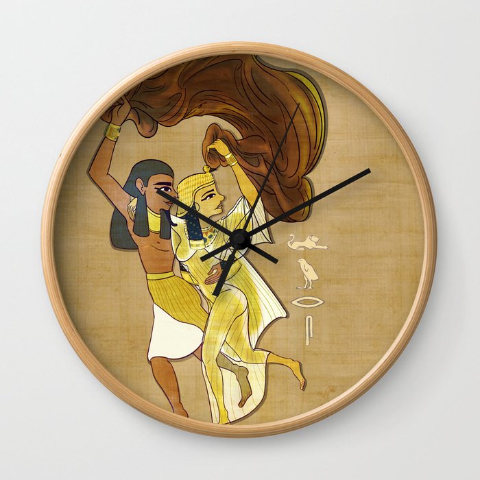 Pharaoh Lovers Wall Clock