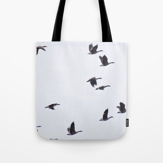 Birds -Scandinavian Minimalist Art Tote Bag