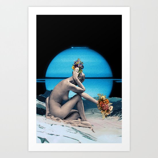 Enceladus Spring Art Print