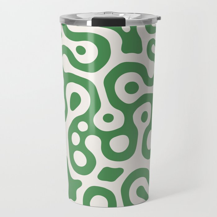 Liquid Green Khaki Travel Mug