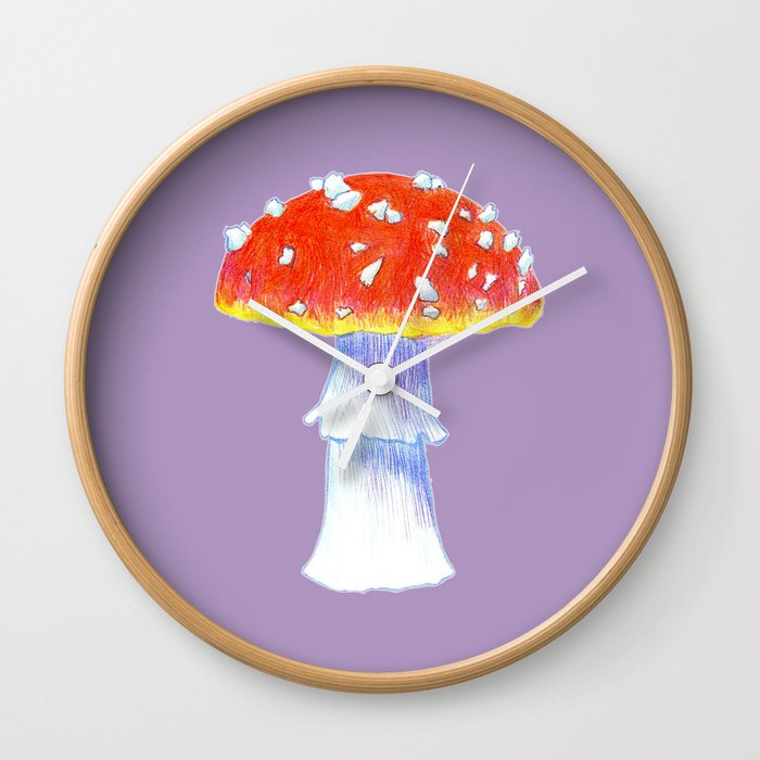 Mushroom3 Wall Clock