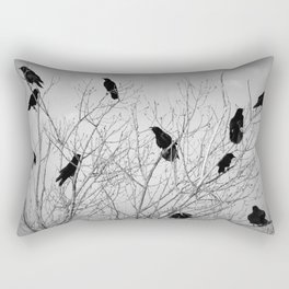 A Murder of Crows Rectangular Pillow