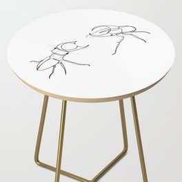 Beetle Battle Side Table