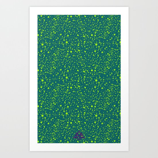 Trail Status / Mountain Teal Art Print