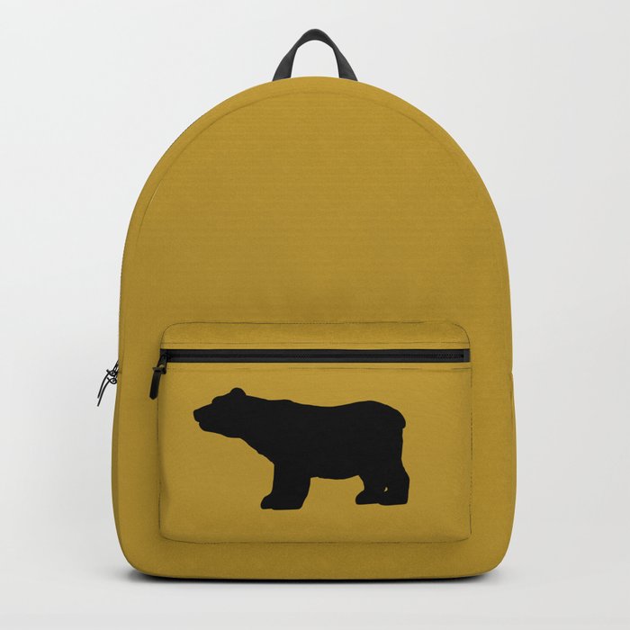 Golden shop bear backpack