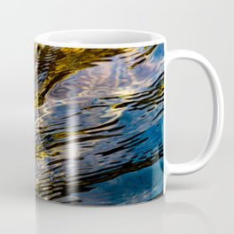 River Ripples in Copper Gold and Brown Coffee Mug