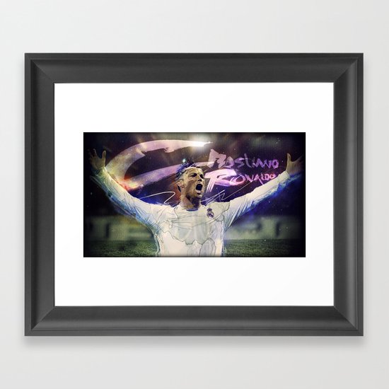 Cristiano Ronaldo Framed Art Print