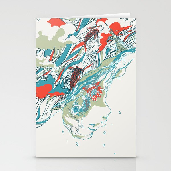 Colours In The Sky Stationery Cards