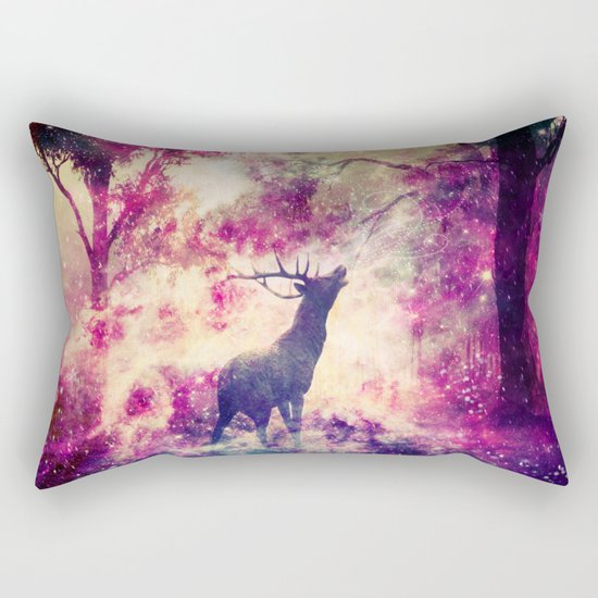 Alone in the Magic forest Rectangular Pillow
