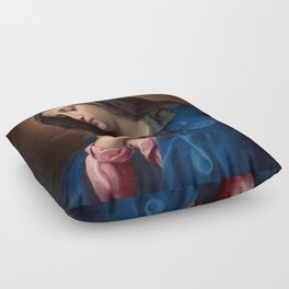 Madonna by Carlo Dolci Floor Pillow