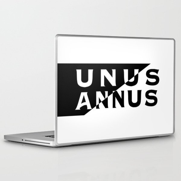 Unus Annus Logo Laptop Ipad Skin By Bingochamp2077 Society6