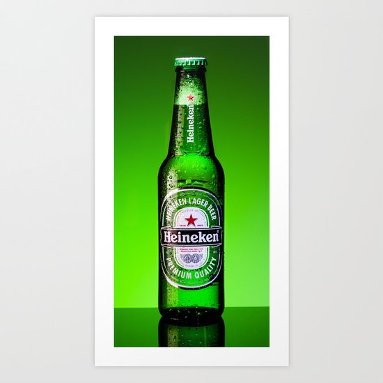 Ice cold Heineken Art Print