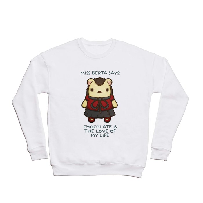 Miss Berta the Hedgehog Teacher Crewneck Sweatshirt