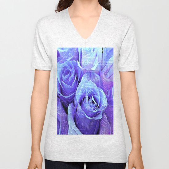 Roses Unisex V-Neck
