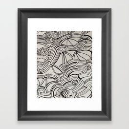 The Waves  Framed Art Print