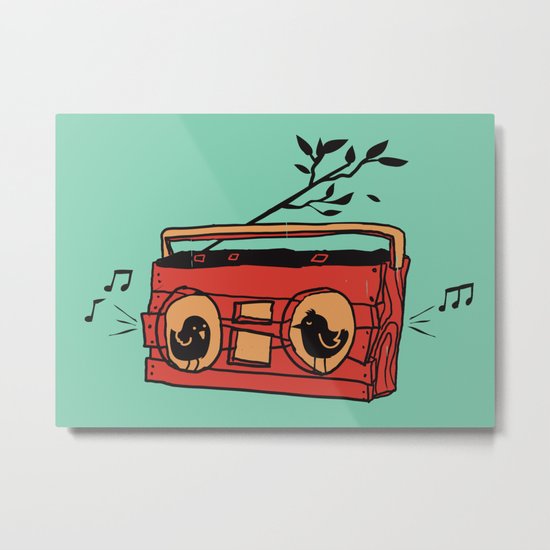 Nature's boombox Metal Print