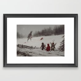 no gifts this year Framed Art Print