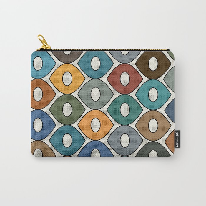 Colorful Fun Pattern Carry-All Pouch