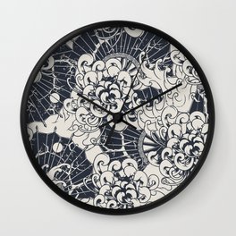 Japanese stylish illustration pattern for home decoration Wall Clock