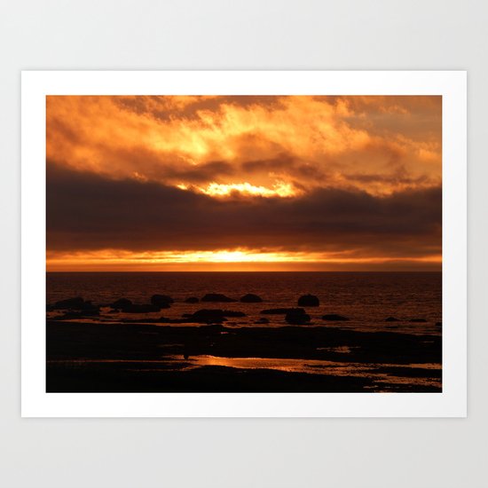 Sensational Sunset Art Print