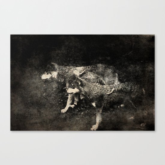 The tribesmen Canvas Print