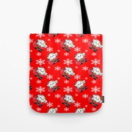 Christmas Santa Claus Maneki Neko Tote Bag