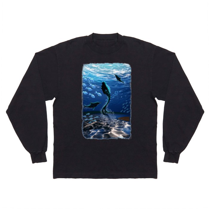 Mermaid Magical Ocean Spirit Long Sleeve T Shirt