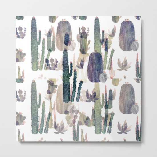 cactus mirror 2 Metal Print