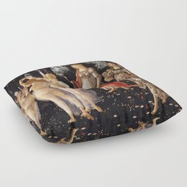 Primavera, Botticelli Floor Pillow